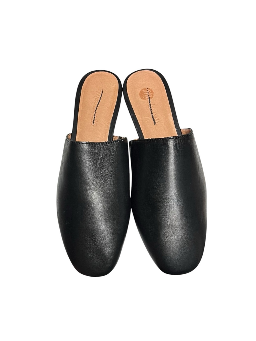 🌻NEW Madewell The Cory Mule Leather Women's Square Toe Slip On Flats Size 9.5